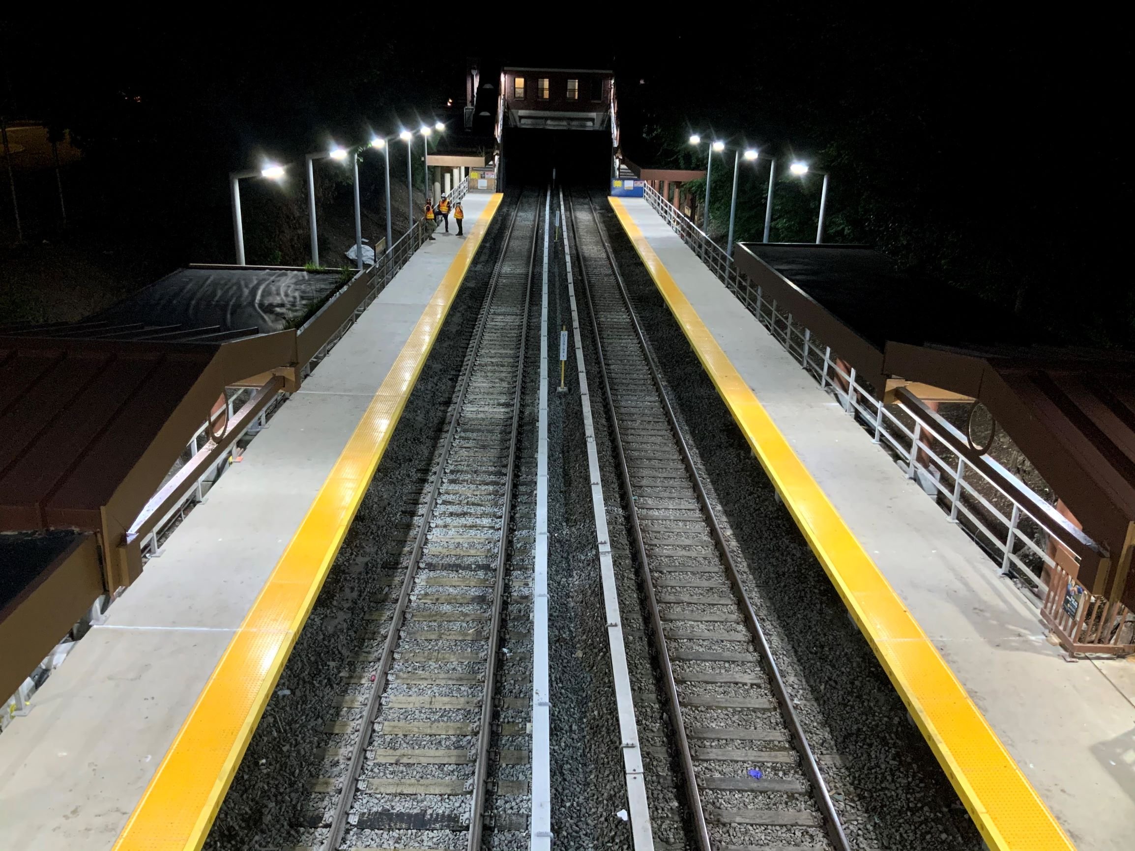 Annadale Station Completed Platform