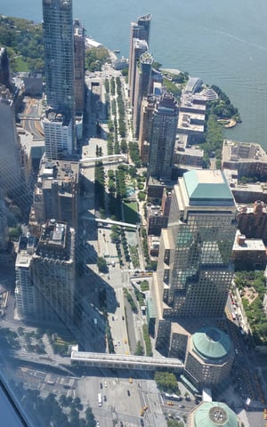 A Birds Eye View Of Pedestrian Bridges In Manhatten