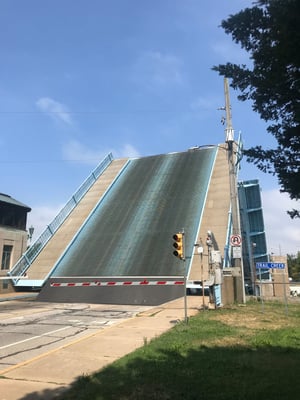 Bascule Franklin Street Bridge With FRP Panels