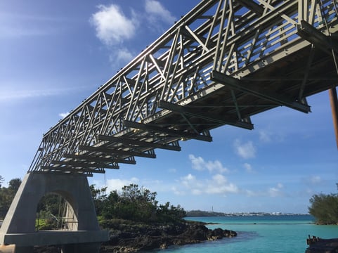 Bermuda on pier