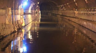 Canarsie tunnel flooded