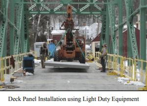 Deck Panel Installation using Light Duty Equipment