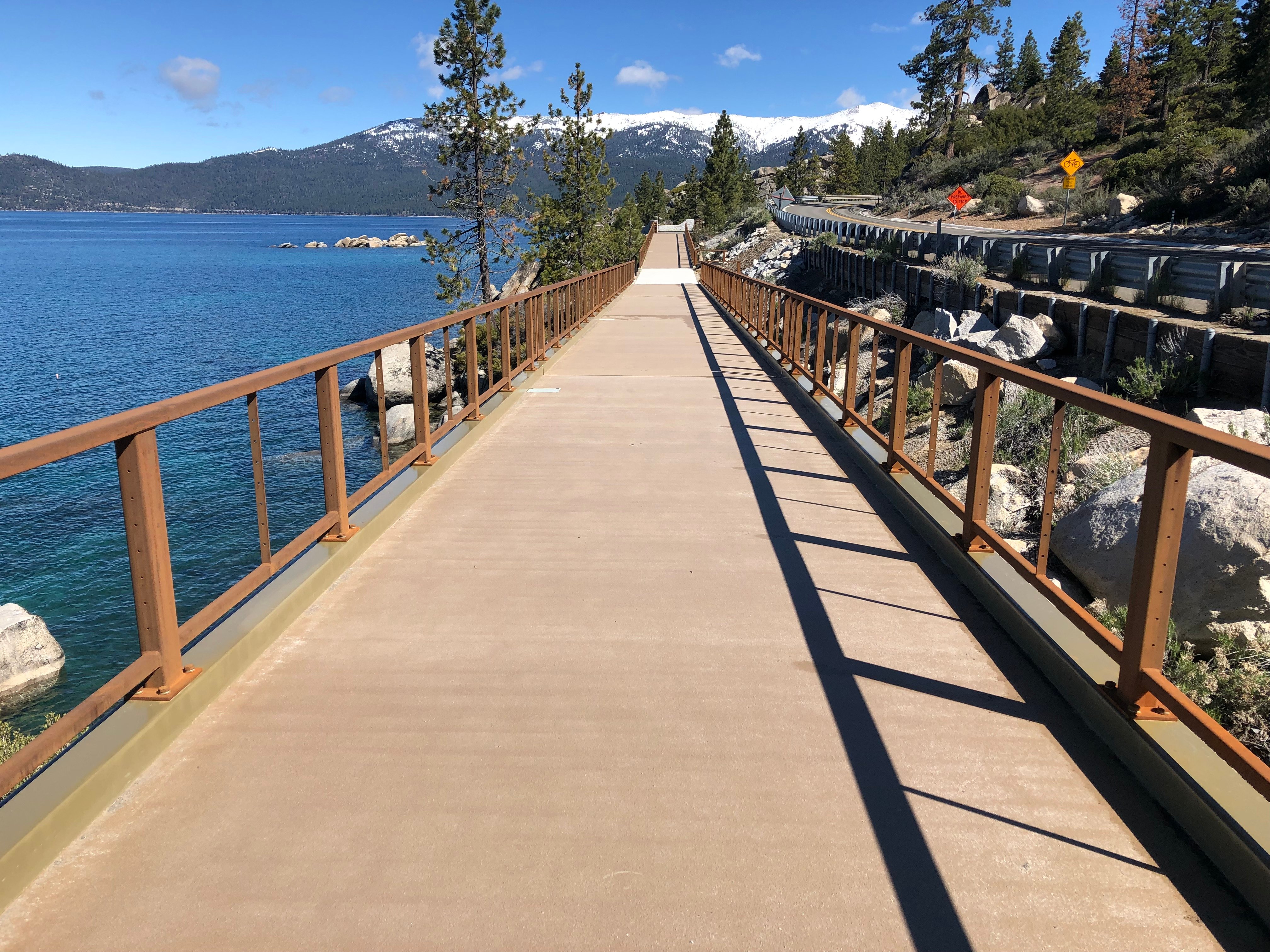 Lake Tahoe FRP Pedestrian Bridges
