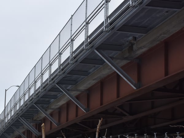 Underside of FRP Cantilever Bridge