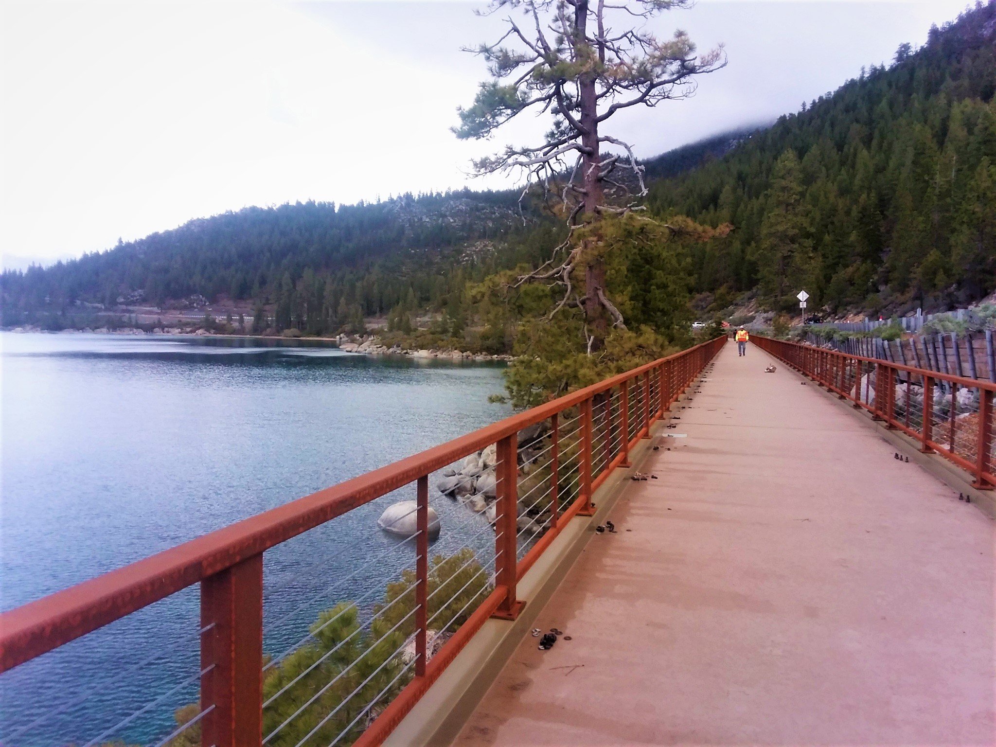 Lake Tahoe FRP Bridge project - finished