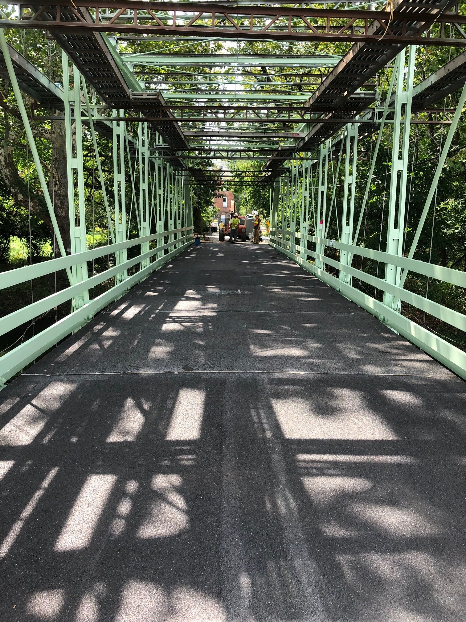 Peevy Road Bridge with FRP panels