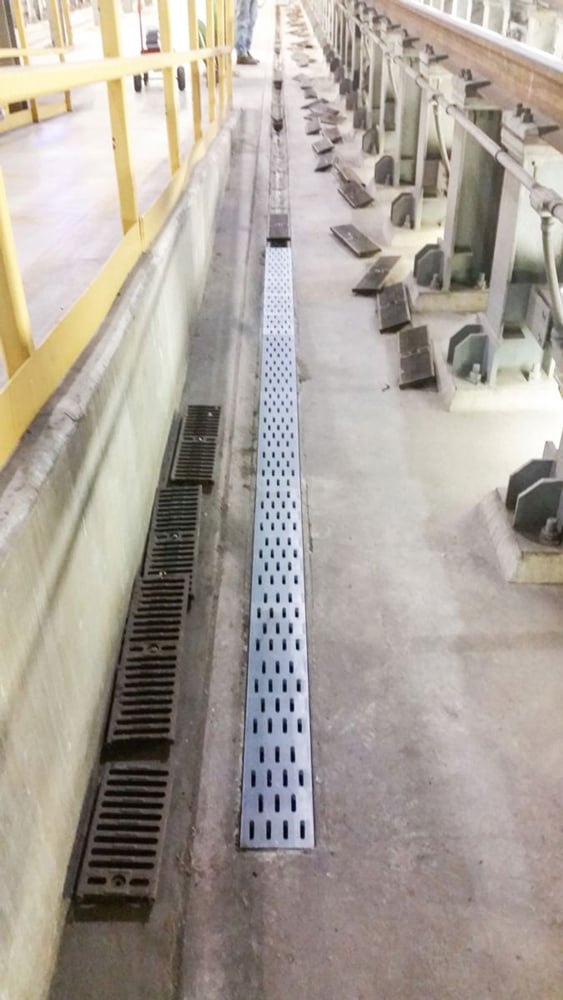 trenchgrateinstallation