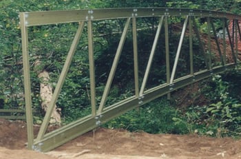 FRP Bridge Cross Trusses