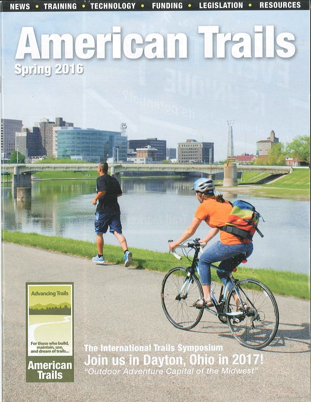 American Trails Magazine cover