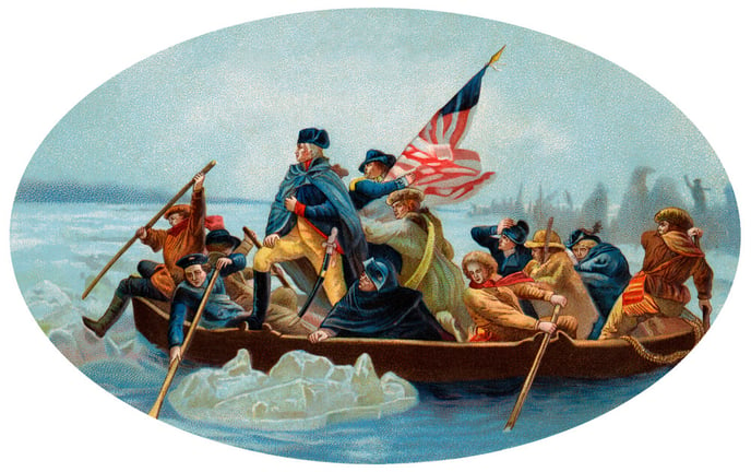 washington crossing the delaware