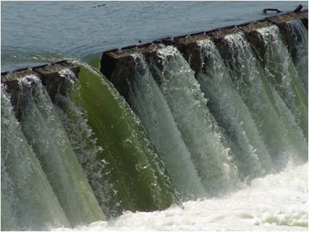 Control water flow at dams