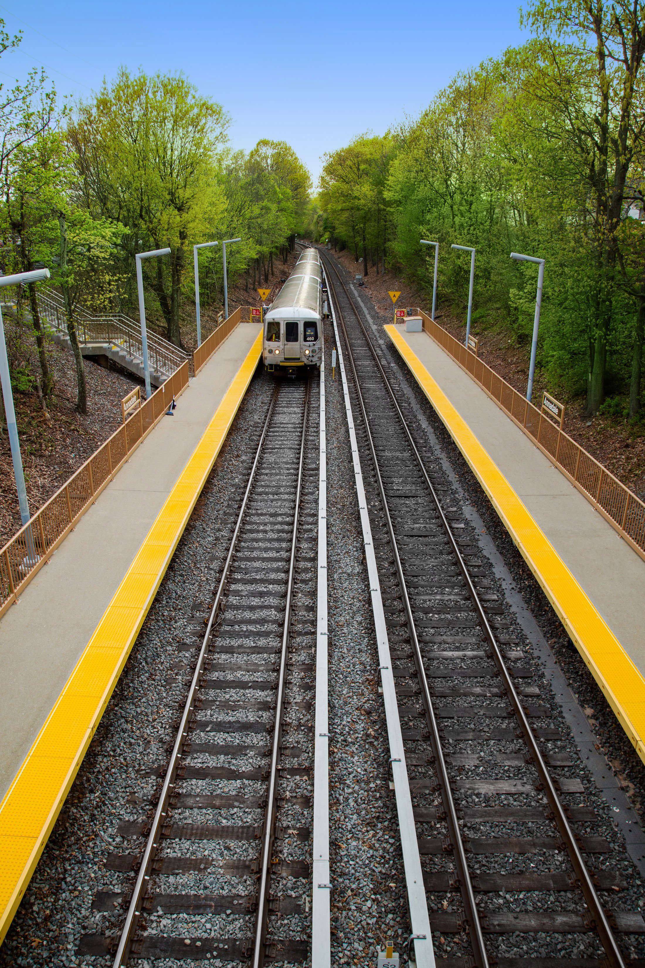 ANNADALE RAIL PLATFORM STATEN ISLAND, NYC-3-RT