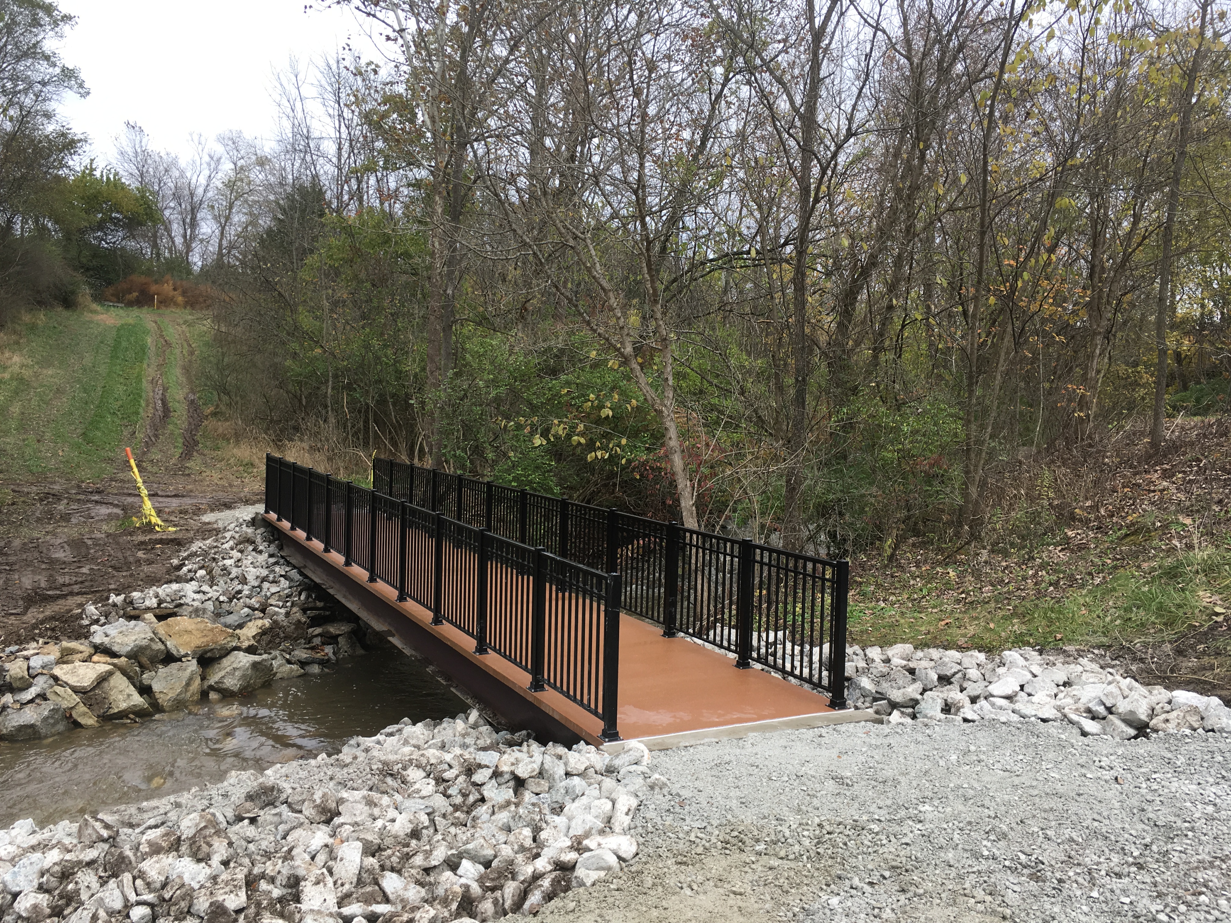 Zero Maintenance Single Panel FRP Trail Bridges Ease Budget Burdens