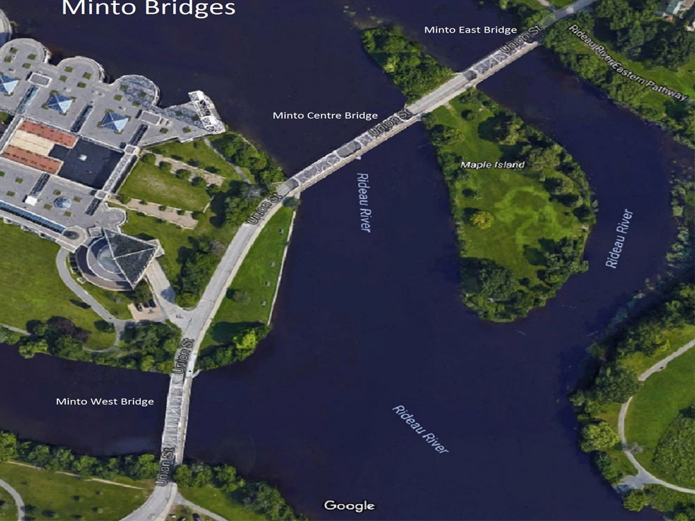 1 Google Earth Image Of Bridges