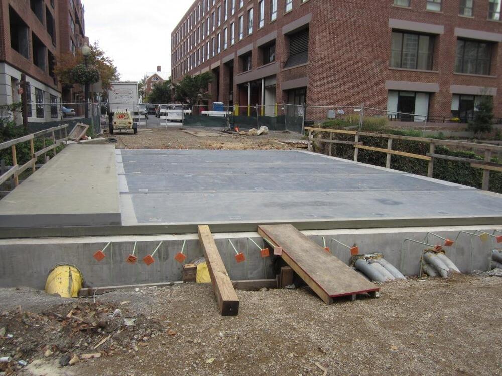 17 FRP Deck Panels with Sidewalk