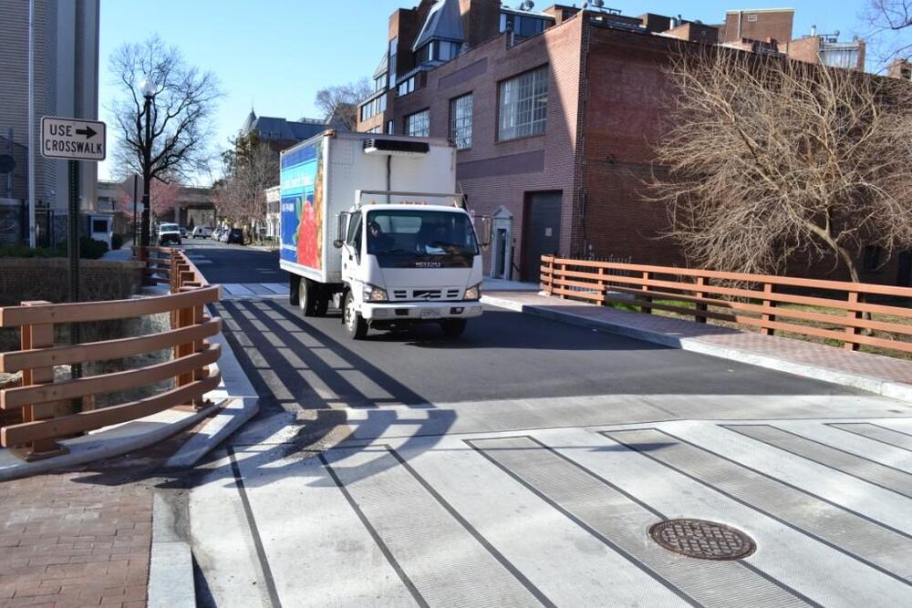 20 Finished Bridge with Truck Crossing