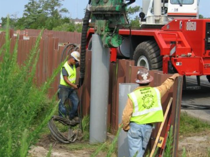 Swanquarter NC Retaining Wall 