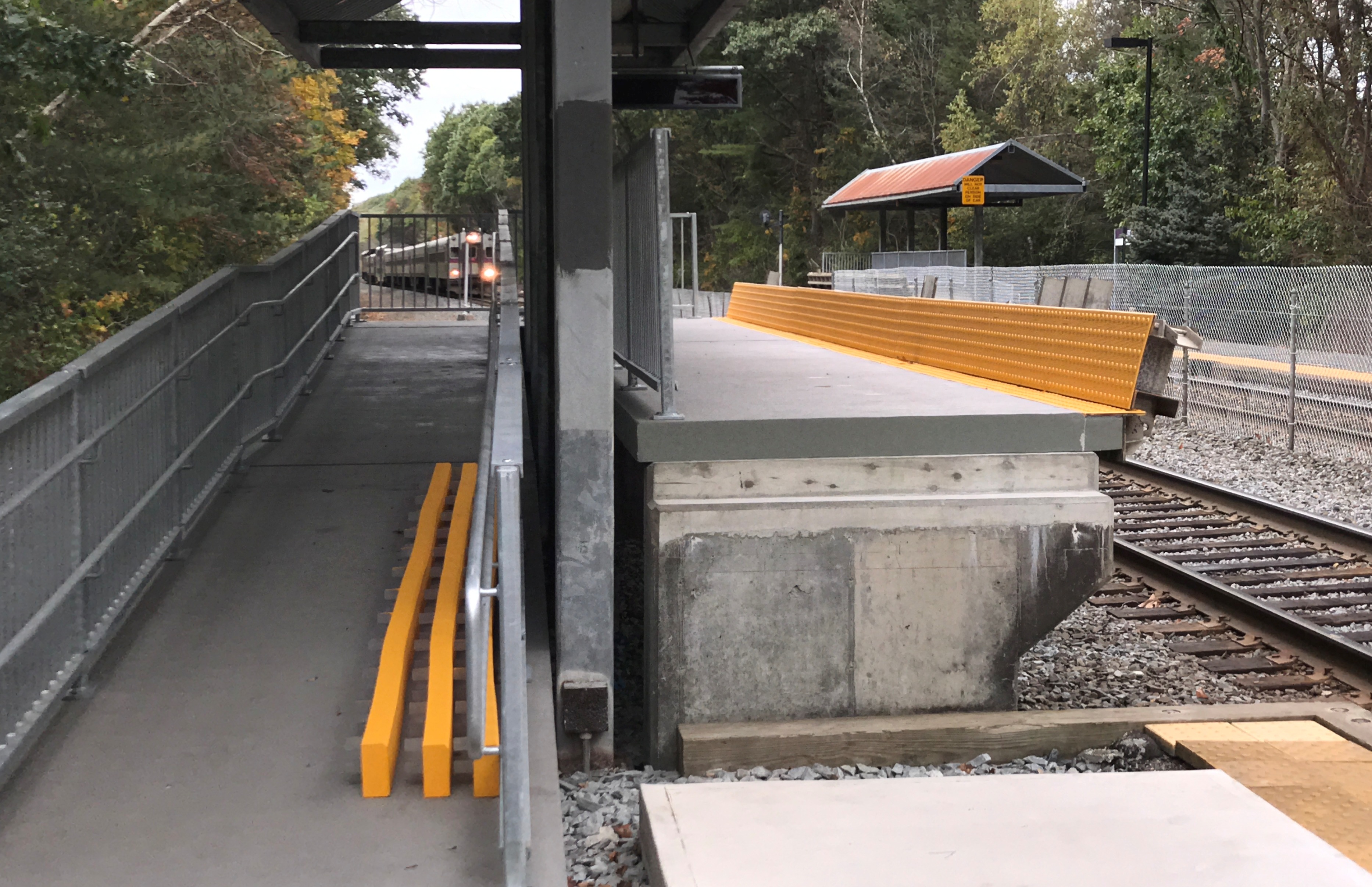 Train Stations Gain ADA Compliance with FRP Composite FiberSPAN-R Mini-High Platforms