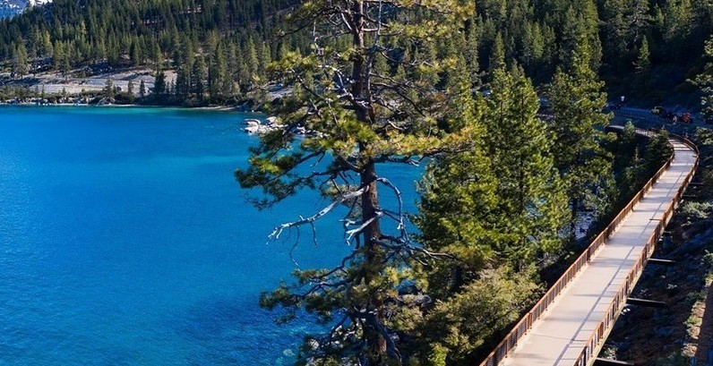 FiberSPAN Creates Smooth Surfaces For Pedestrians Along Lake Tahoe’s Rocky Shores