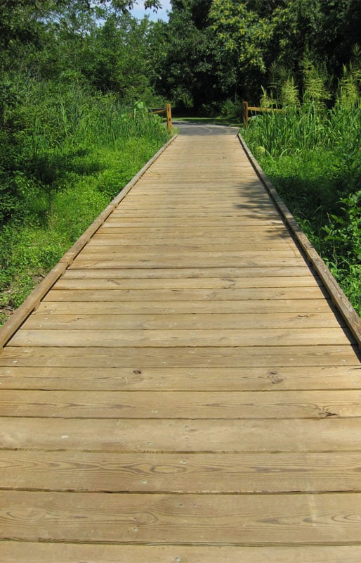 New Castle Boardwalk End View