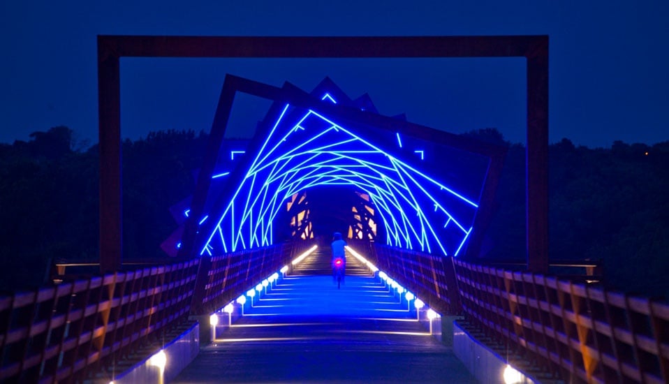 Iowa's Unorthodox Trail Bridge