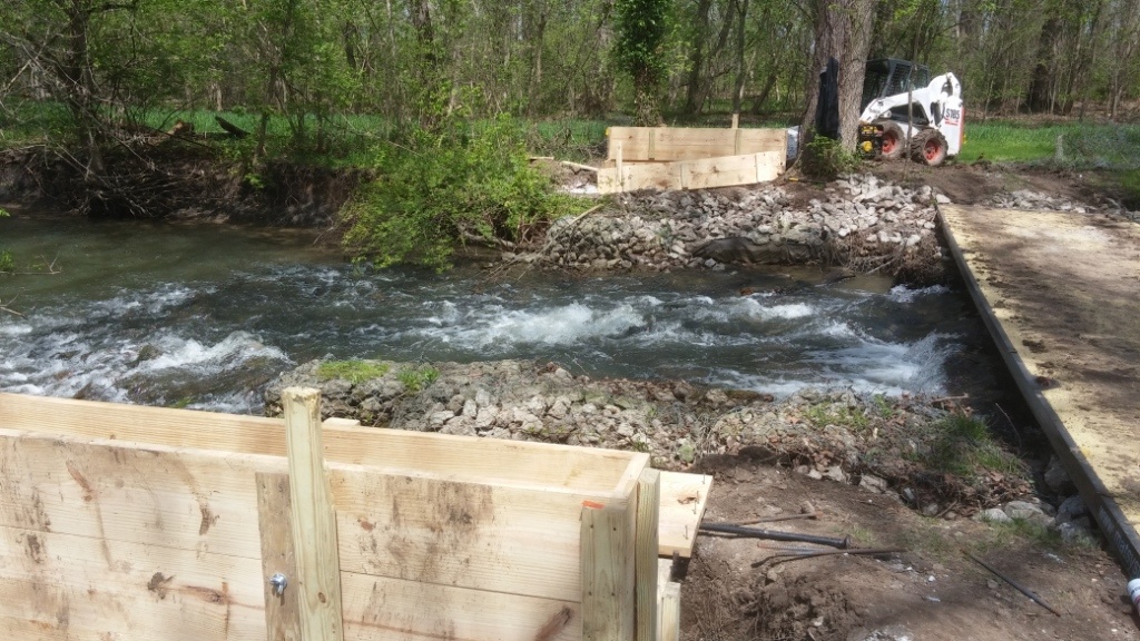 Springtime Construction: Live Blogging a Trail Bridge Install