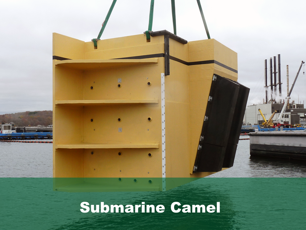 Submarine Camel Lowered into Water