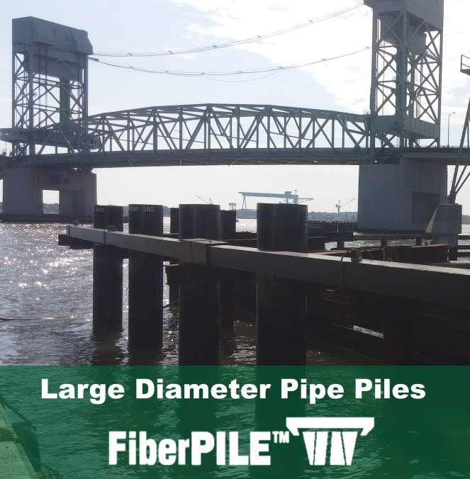 FiberPILE Fiber Pipe In Water