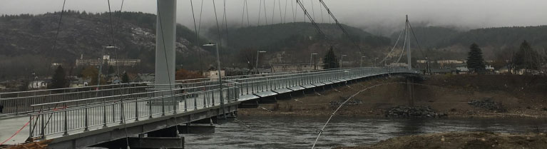 Pedestrian Bridge With FiberSPAN