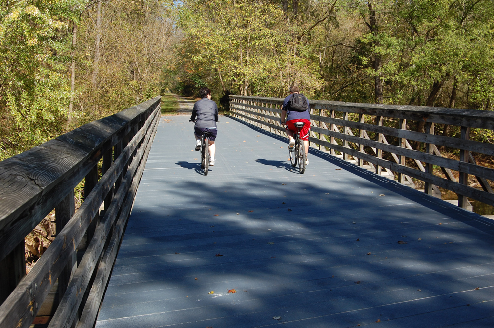 Rails to Trails Bicyclists